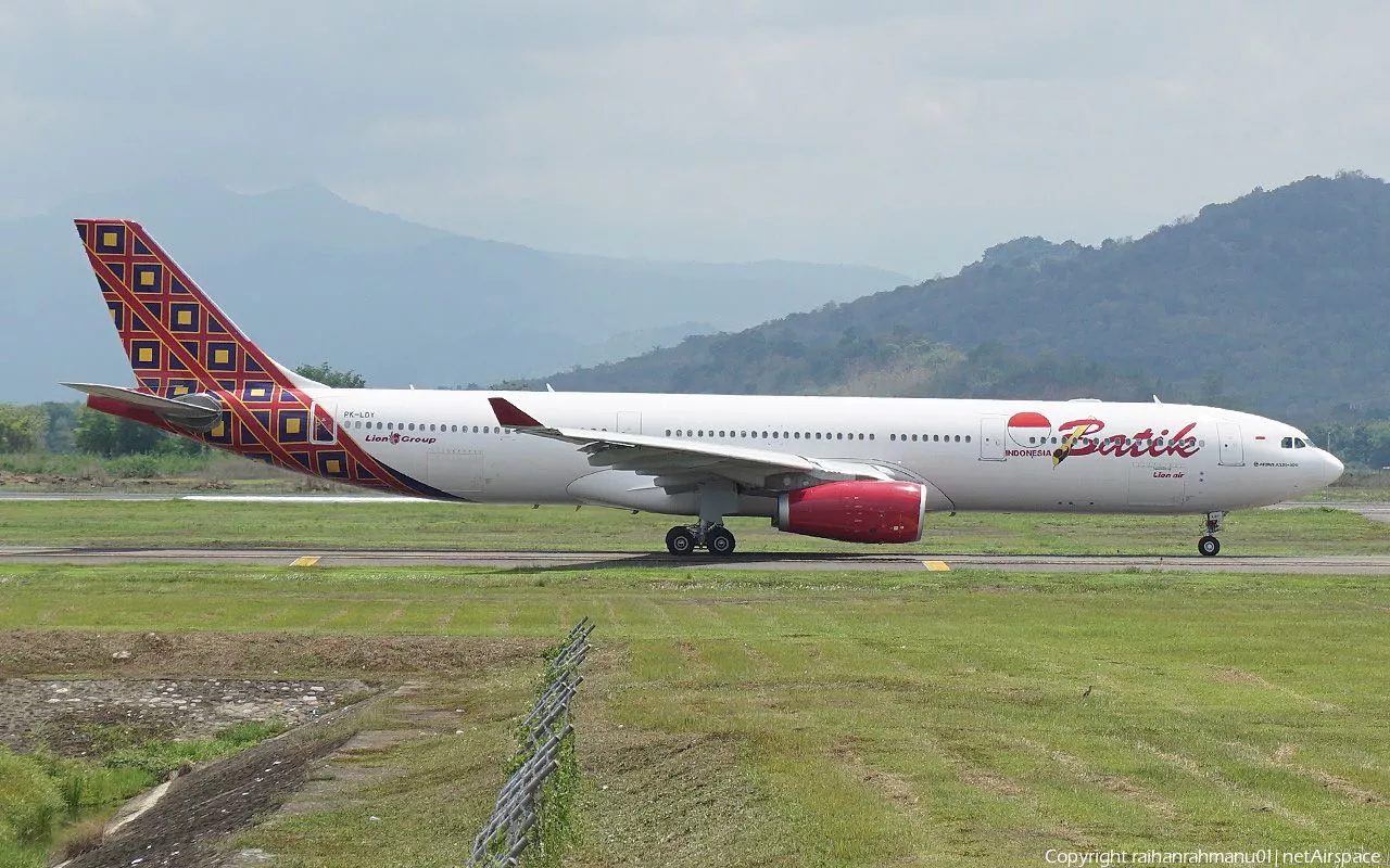 Batik Air Airbus A330 343E PK LDY