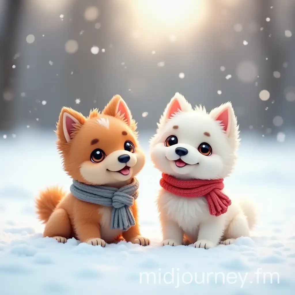 Adorable Dog Photo Midjourney AI