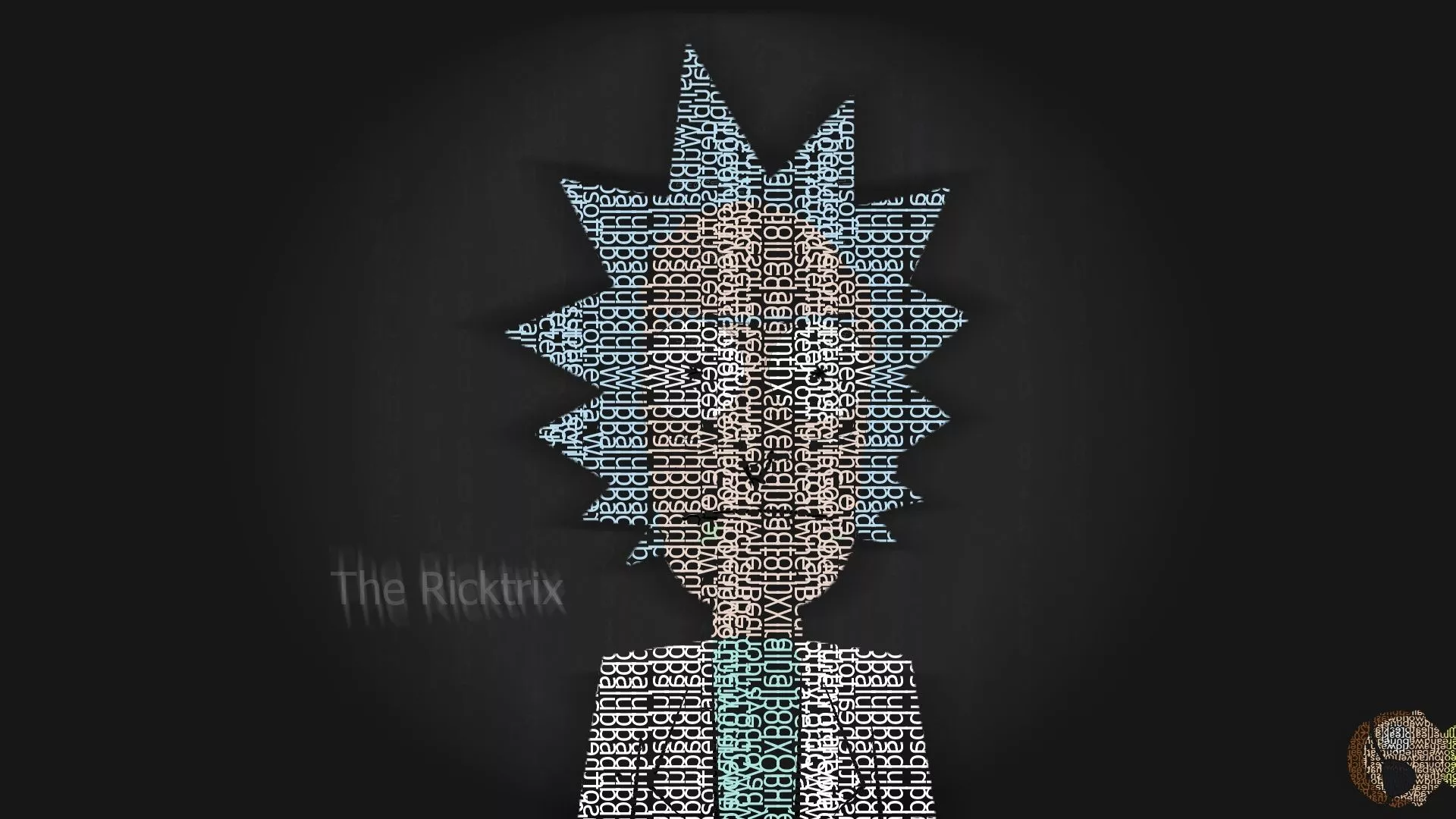 Rick x Matrix Wallpaper, HD Minimalist