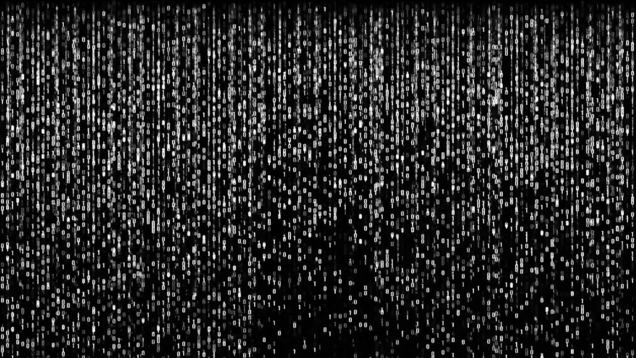 Matrix Digital White RainK Relaxing