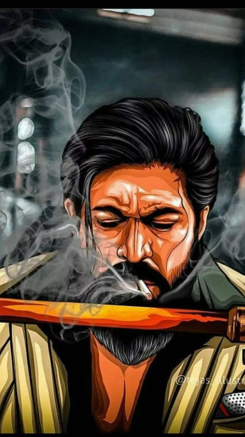Yash Kgf, Animated Artwork, yash, kgf
