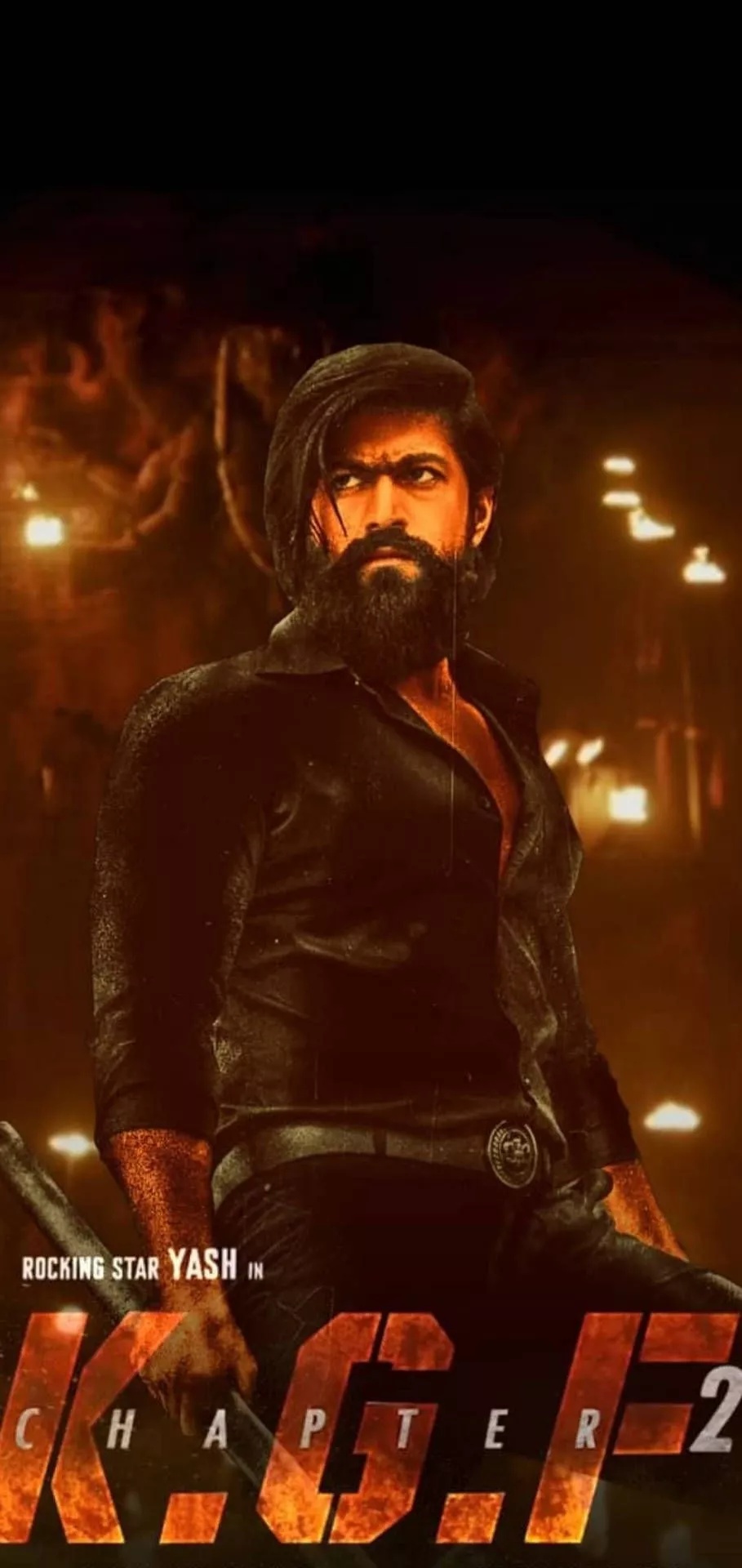 K.G.F. 2 Rocking Star Yash 4K Wallpaper