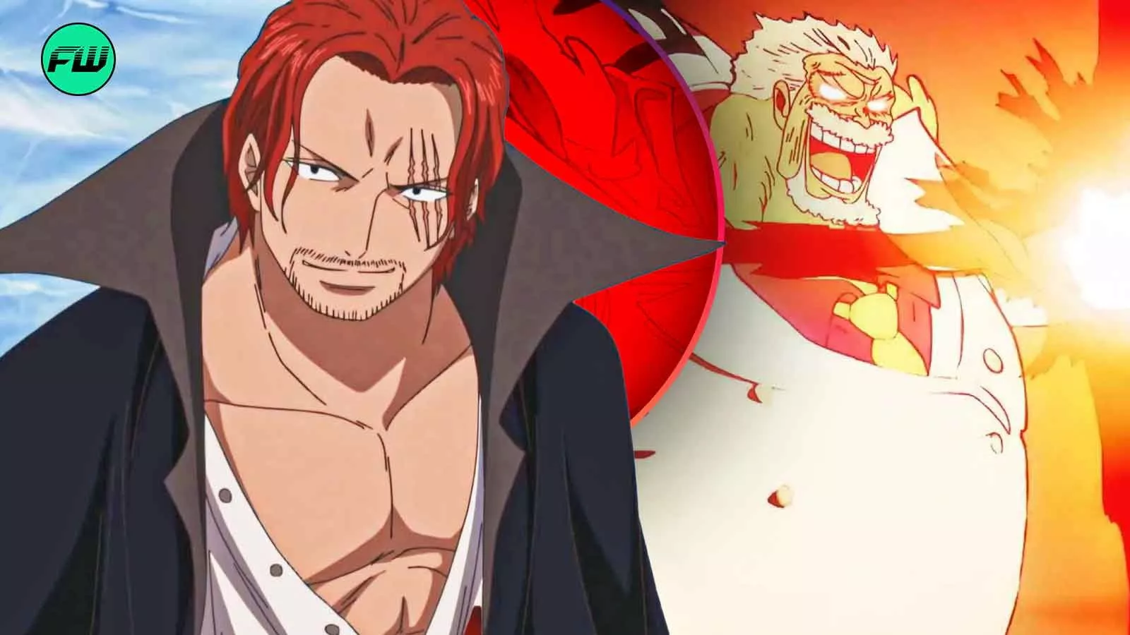 Monkey D Garp's Galaxy Impact vs Shanks