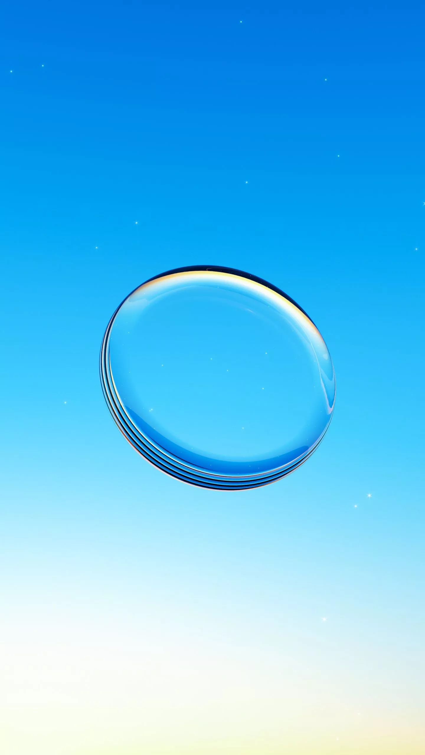 Droplet Wallpaper 4K, Glass, Clear sky
