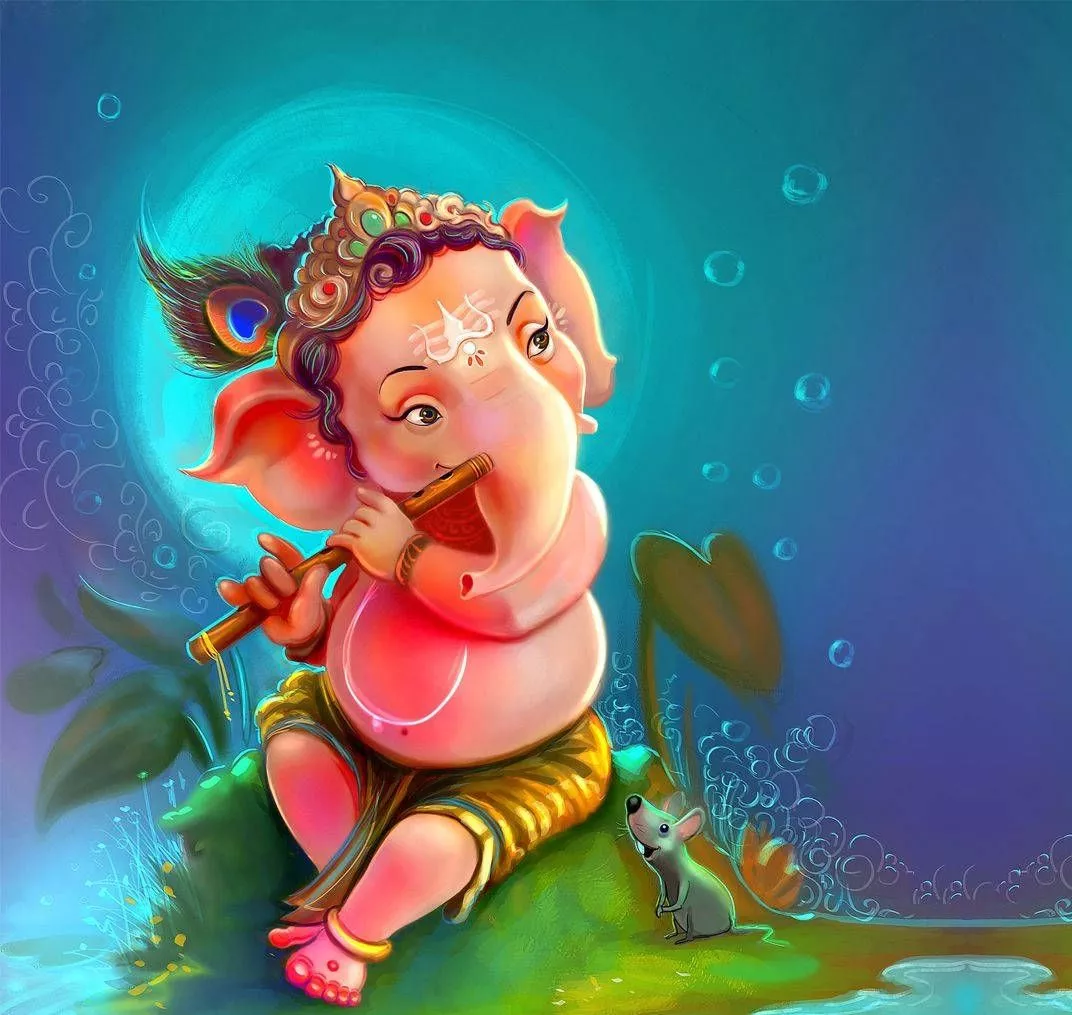 Bal Ganesh HD Wallpaper