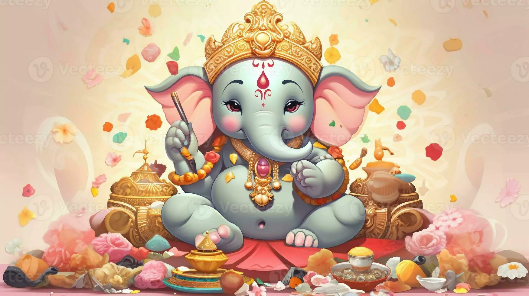Ganesha Cartoon Image