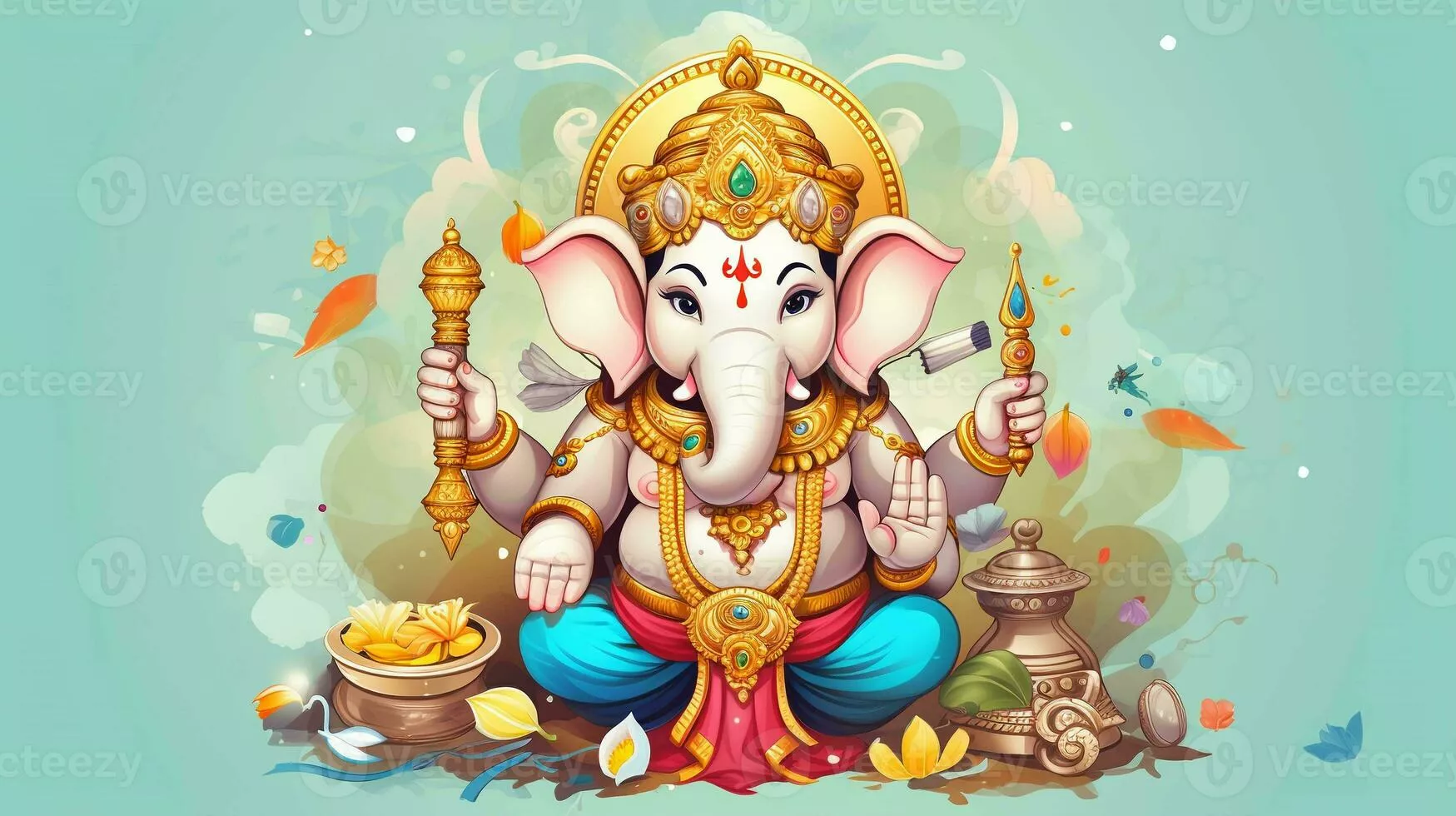 Ganesha Cartoon Image