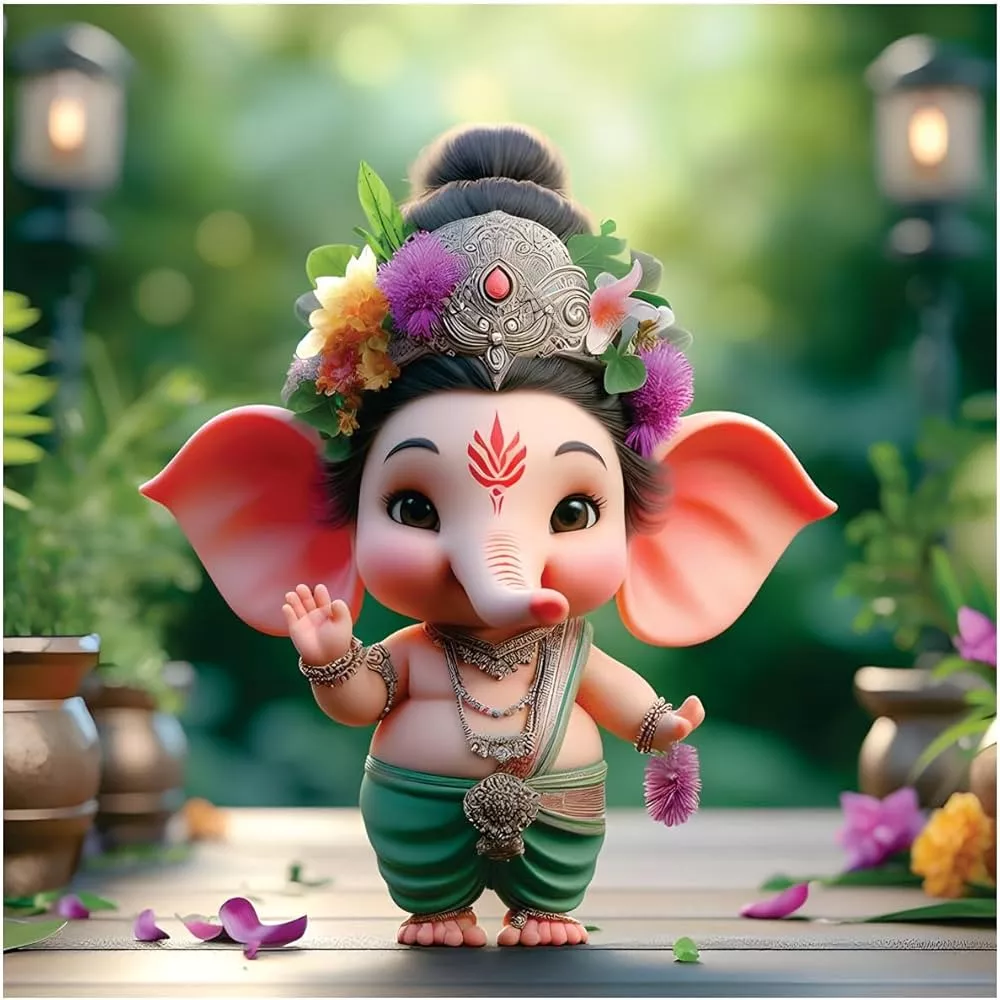 Rc Decor Bal Ganesha God Wall Poster