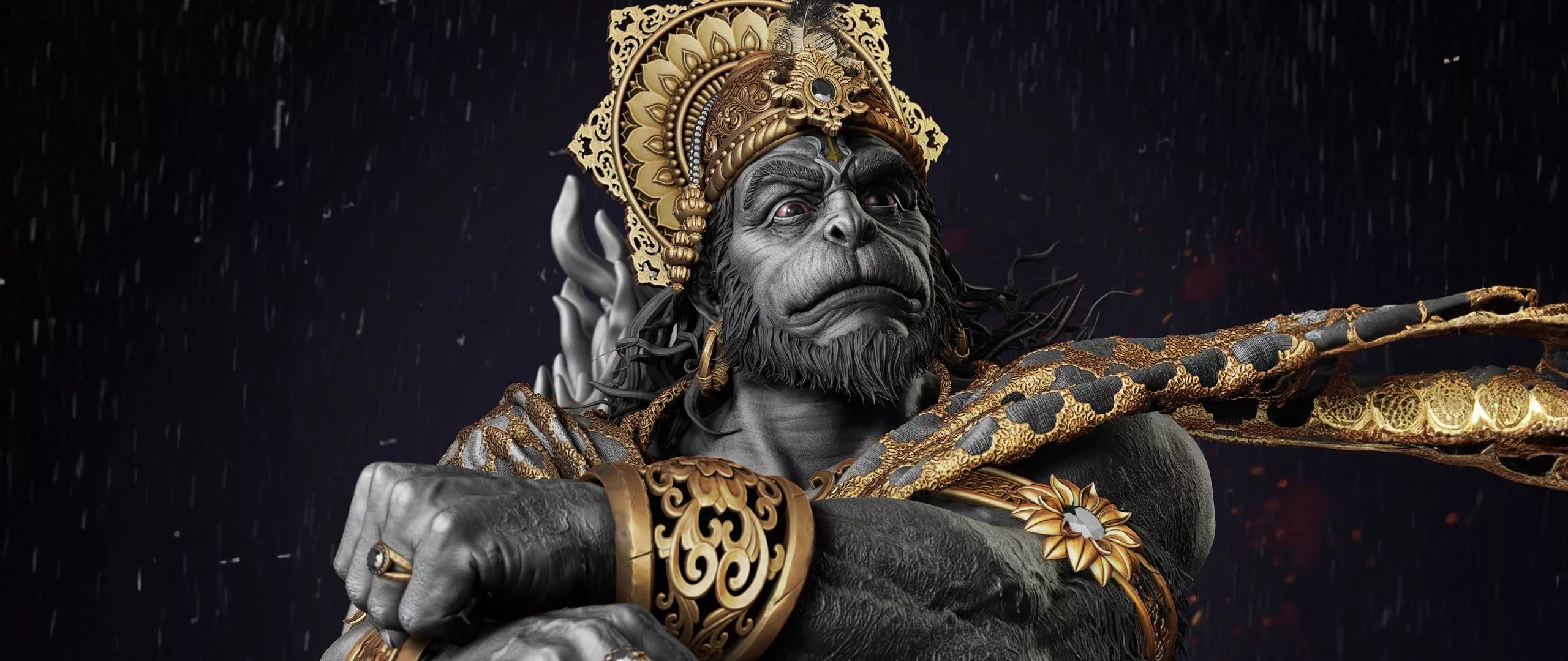 Lord Hanuman Wallpaper 4K, Hindu God