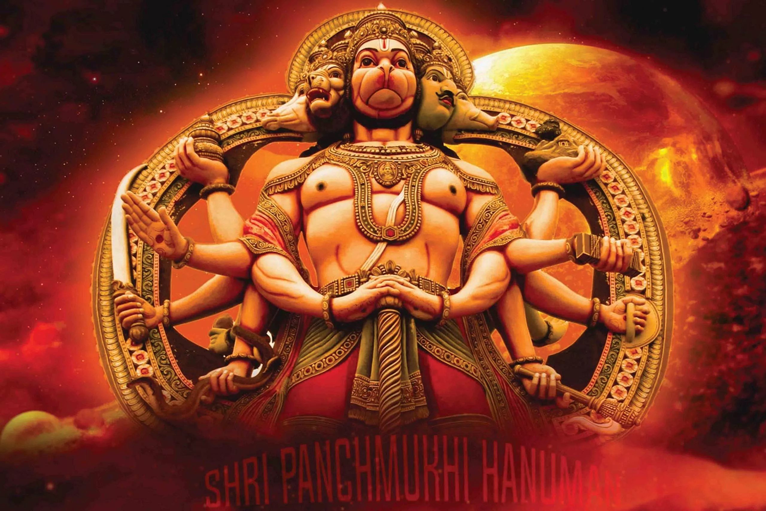Panchmukhi Hanuman ji Poster for Office