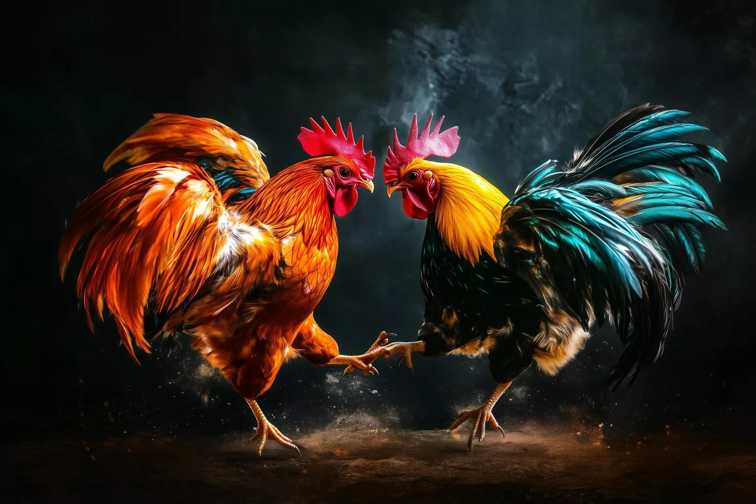 Rooster Fight Image
