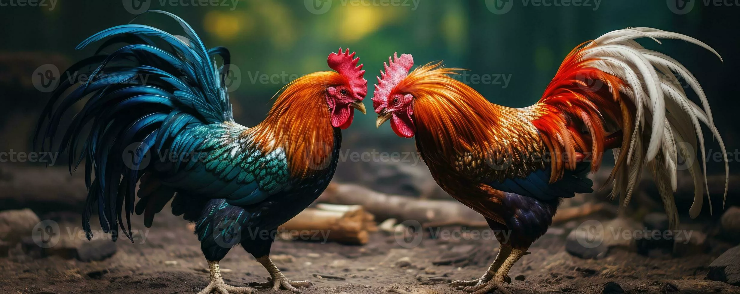 Rooster Fight Image