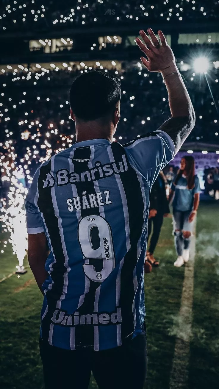 Luis Suárez Grêmio Wallpaper 4K