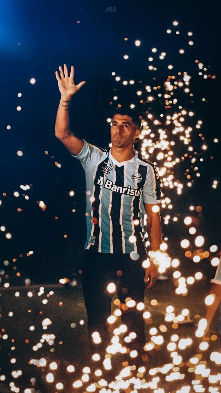 Luis Suárez Grêmio Wallpaper 4K