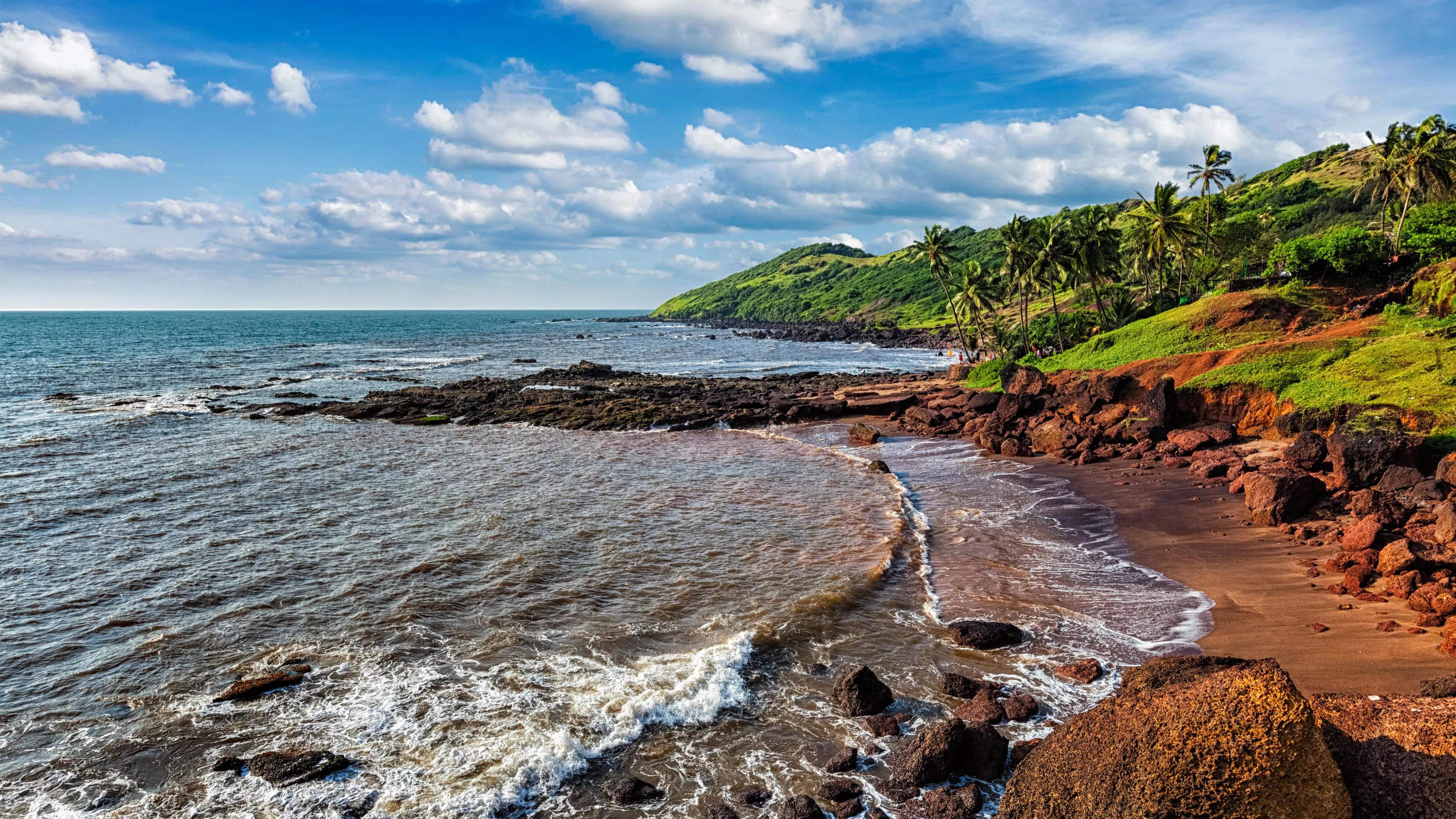 Anjuna Beach HD Goa India Wallpaper, HD