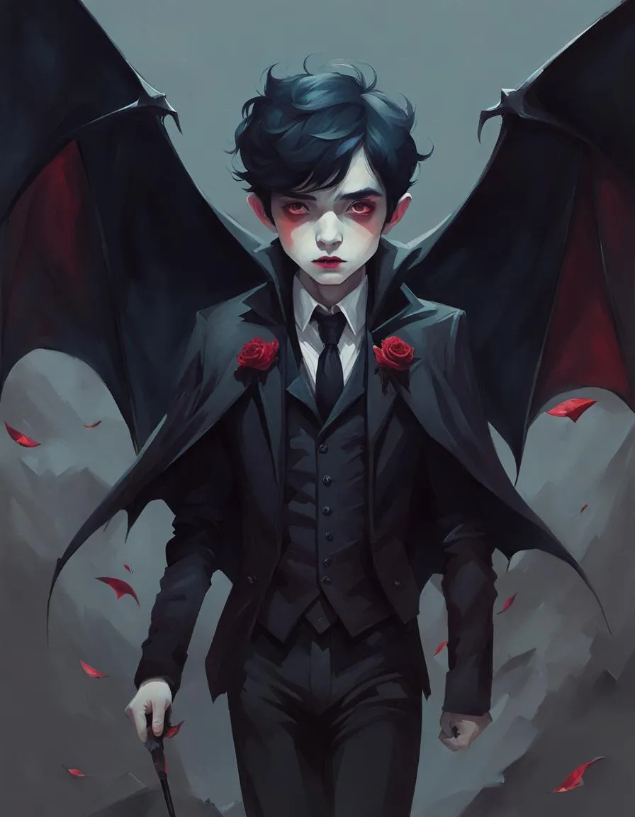 dark vampire boy vampire boy