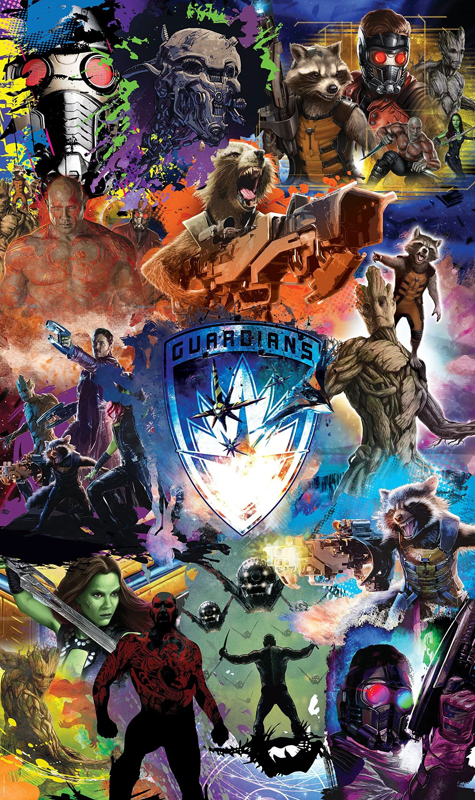 Galaxy Collage Marvel Wallpaper