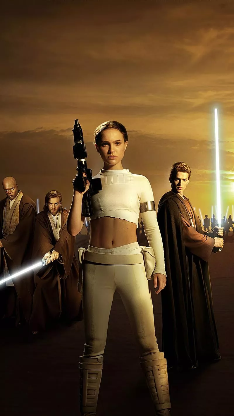 HD the attack of the clones wallpaper