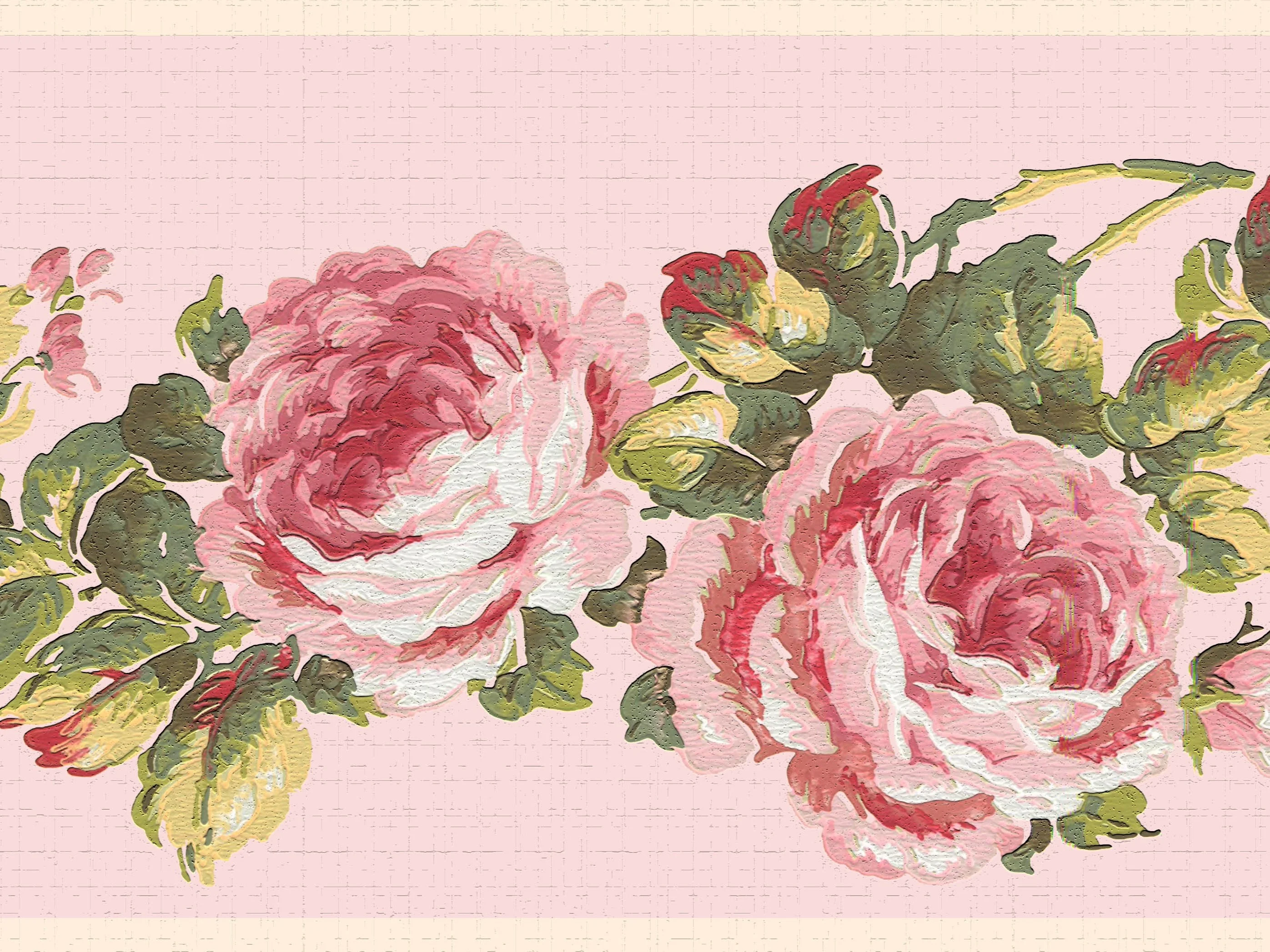 Vine Wall Border Retro Design