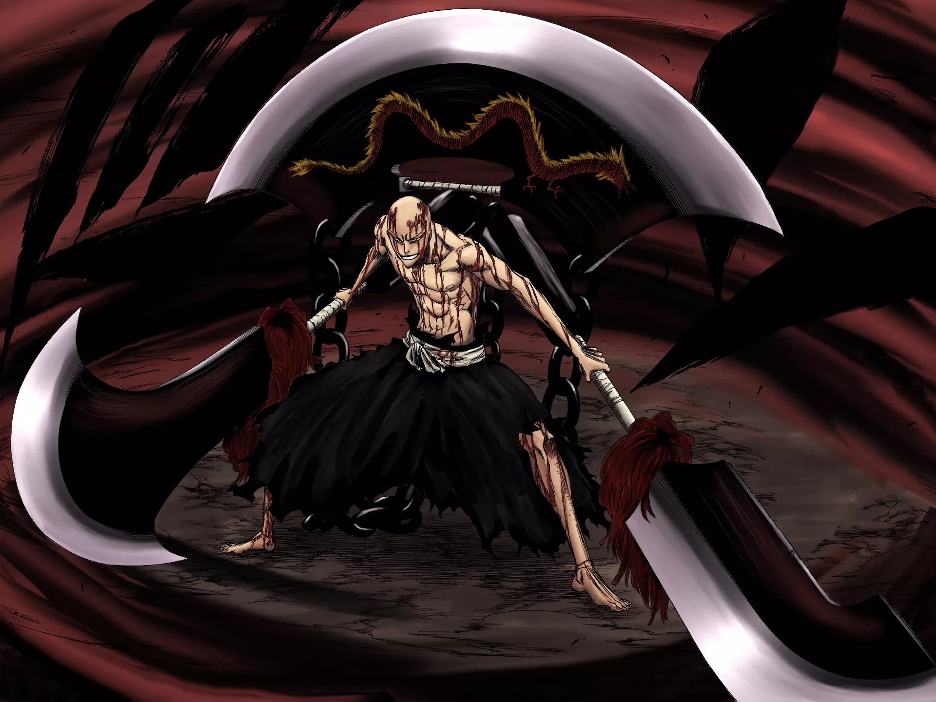 Ikkaku Madarame Bankai HD Wallpaper