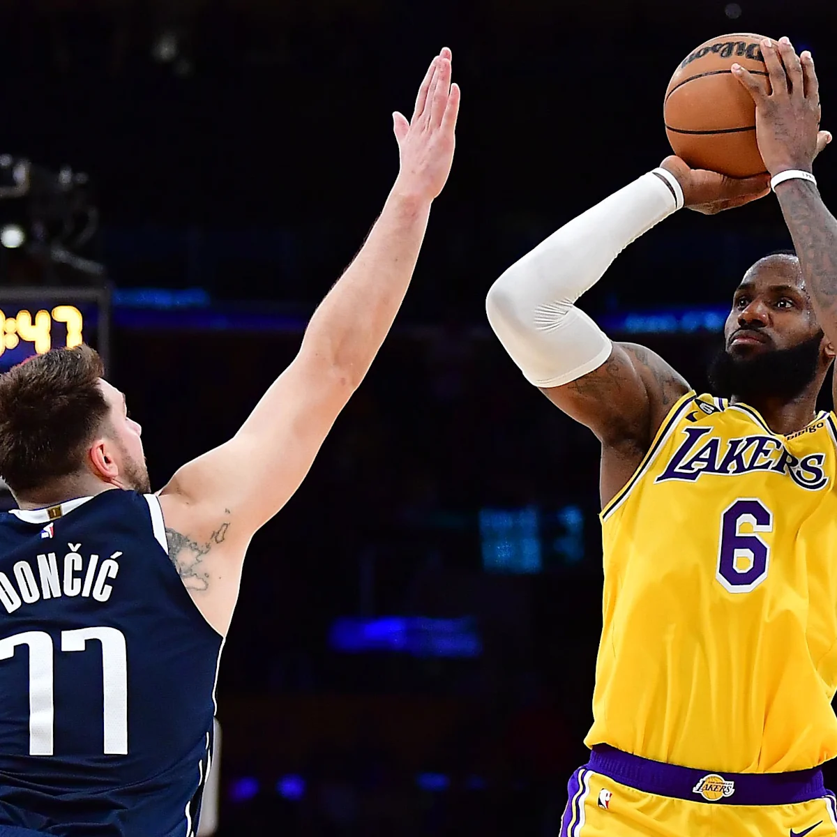 Lebron James And Luka Doncic Wallpapers Wallpaper Cave