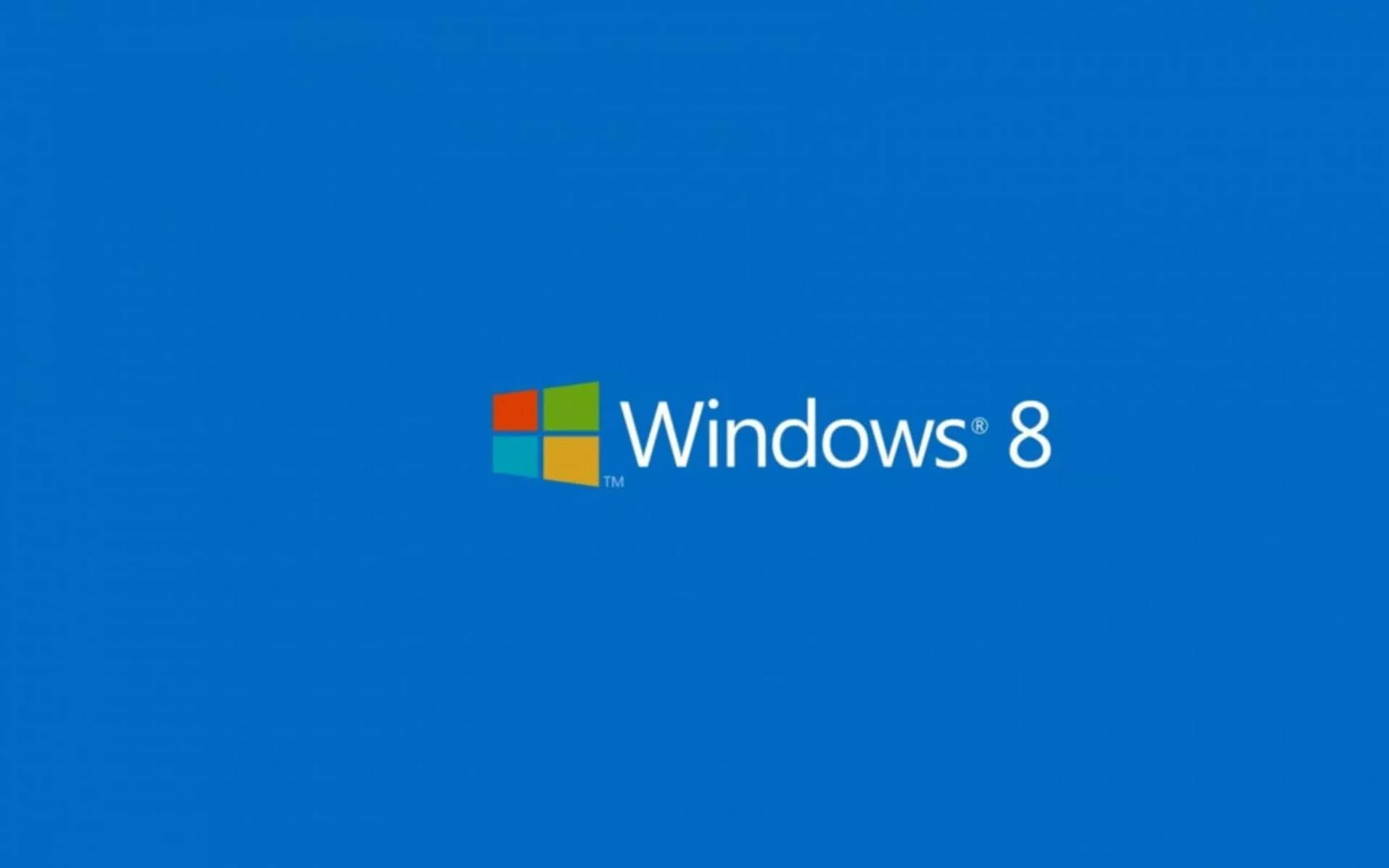 Plain Blue Windows 8 Wallpaper