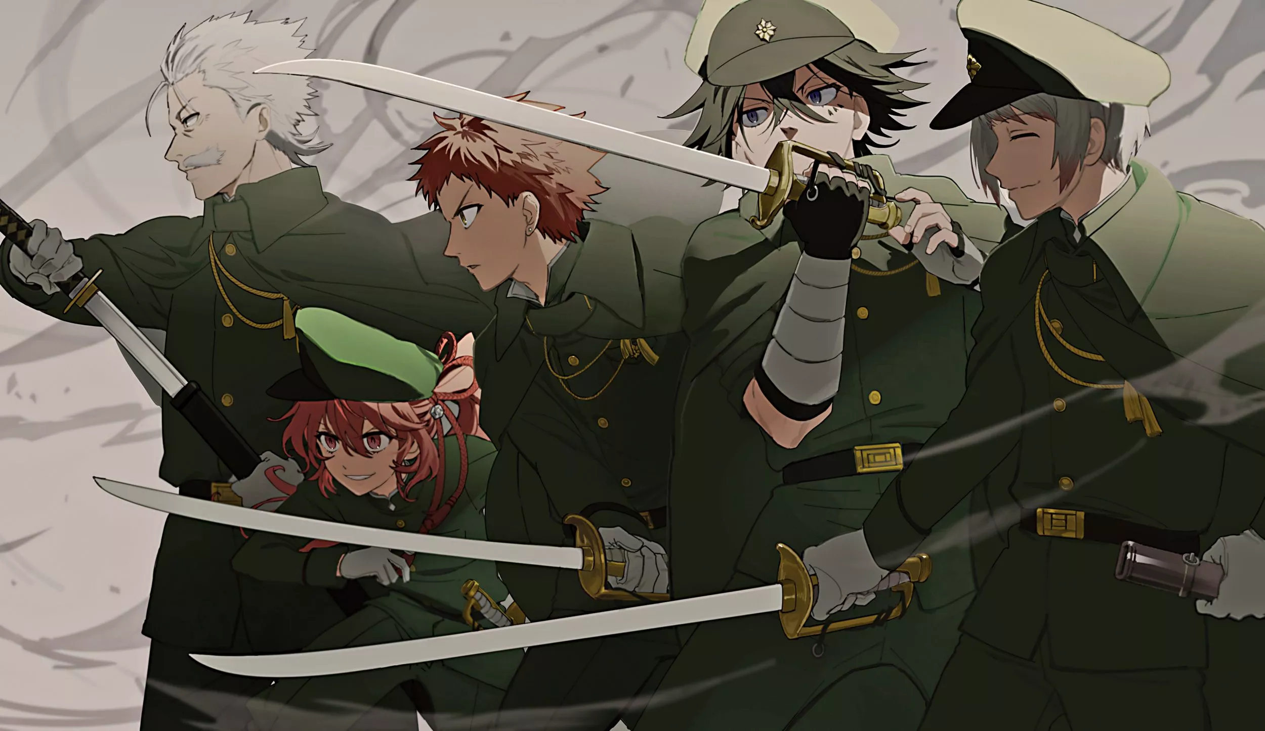 Download Michizō Tachihara Tetchō Suehiro Teruko Ōkura Saigiku Jōno Ōchi Fukuchi Anime Bungou Stray Dogs HD Wallpaper