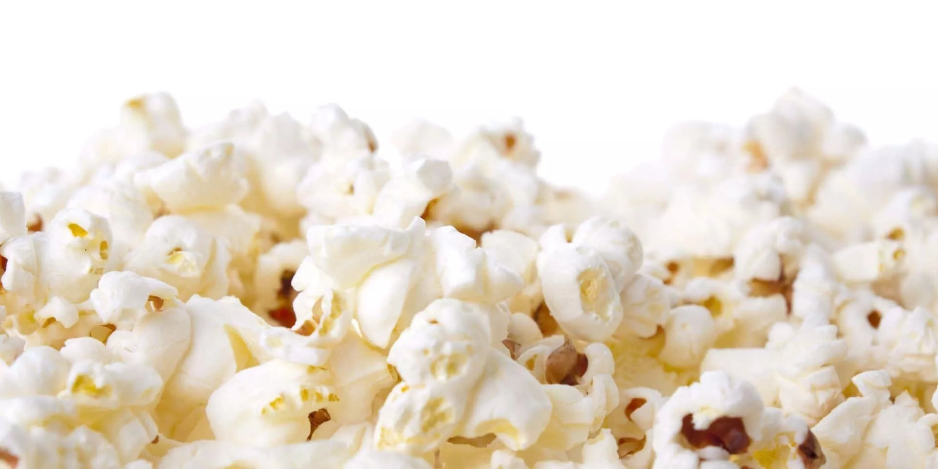 Fresh Popped White Popcorn Background