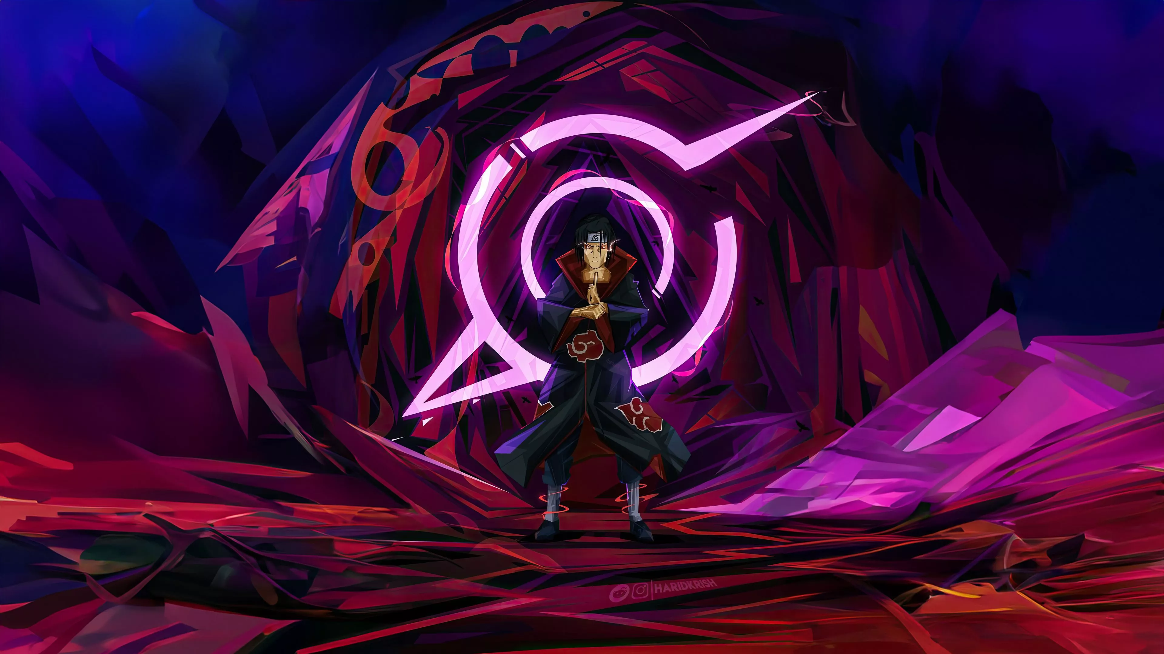 Itachi Uchiha 4k Art Wallpaper, HD Anime