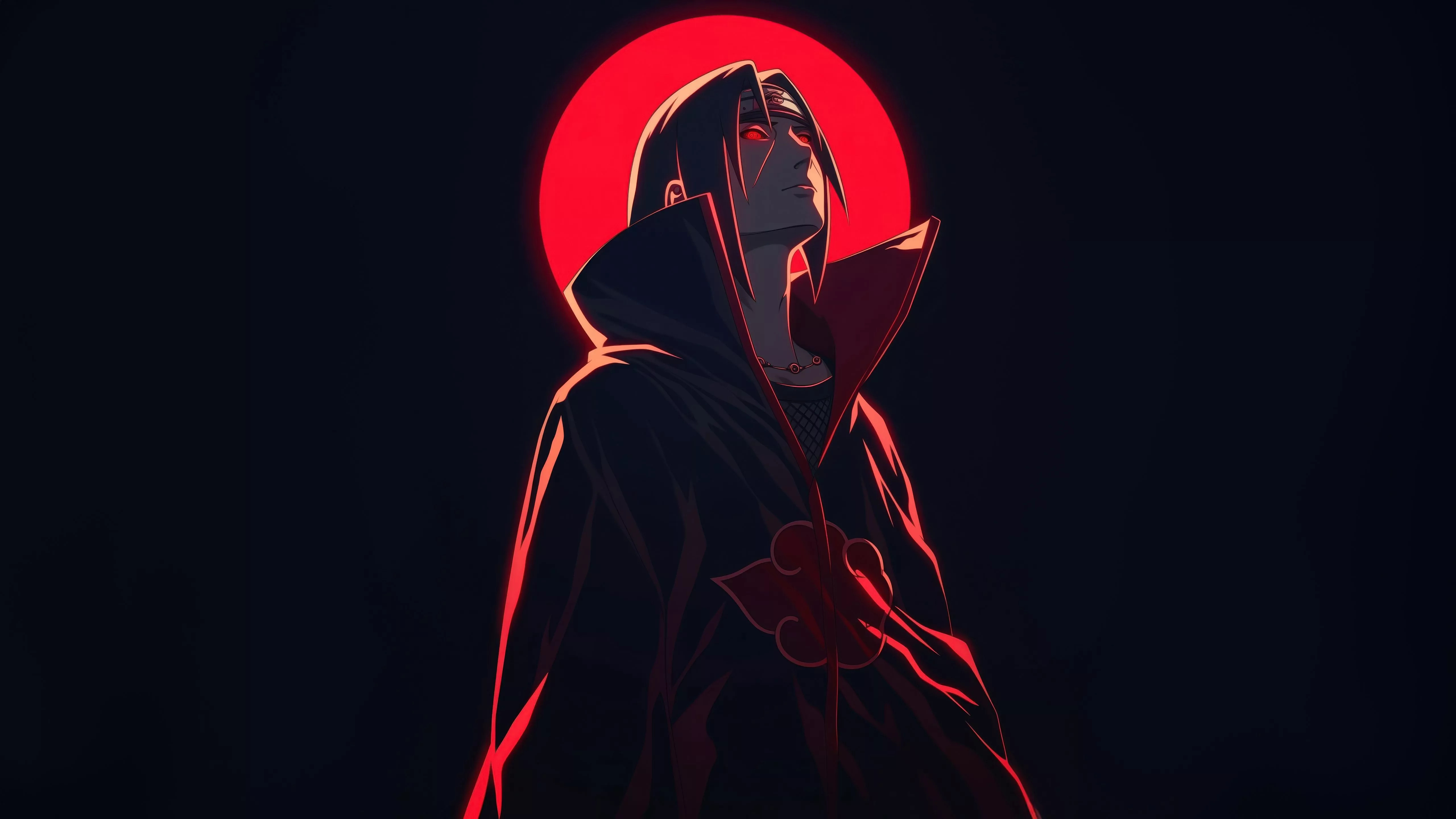 Itachi Uchiha Iconic Presence Wallpaper