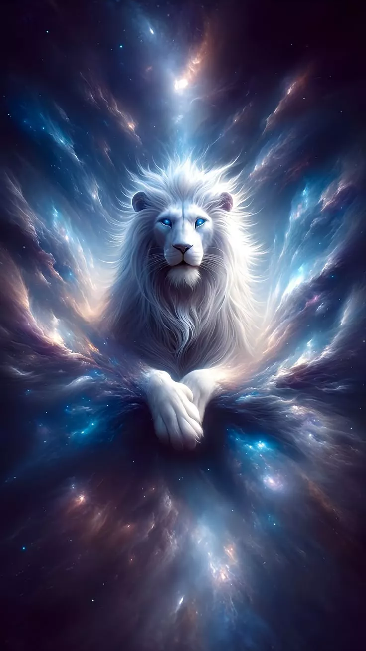 white, cosmos, animal, ai, art