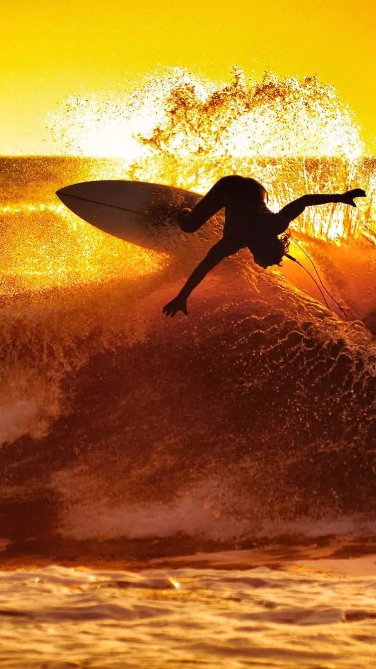 Download Surfing Sports Phone Wallpaper