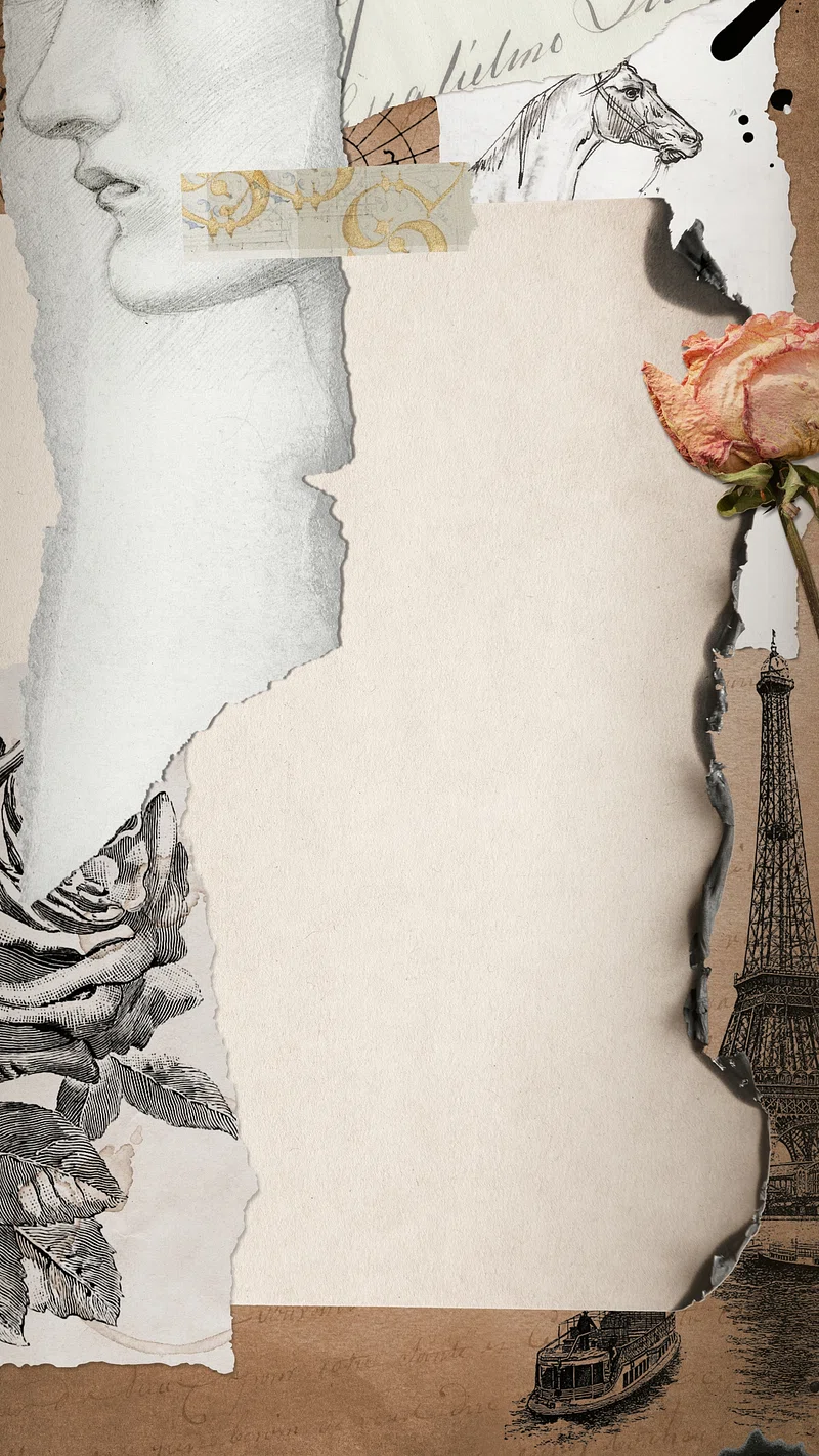 Vintage Papers Background Design