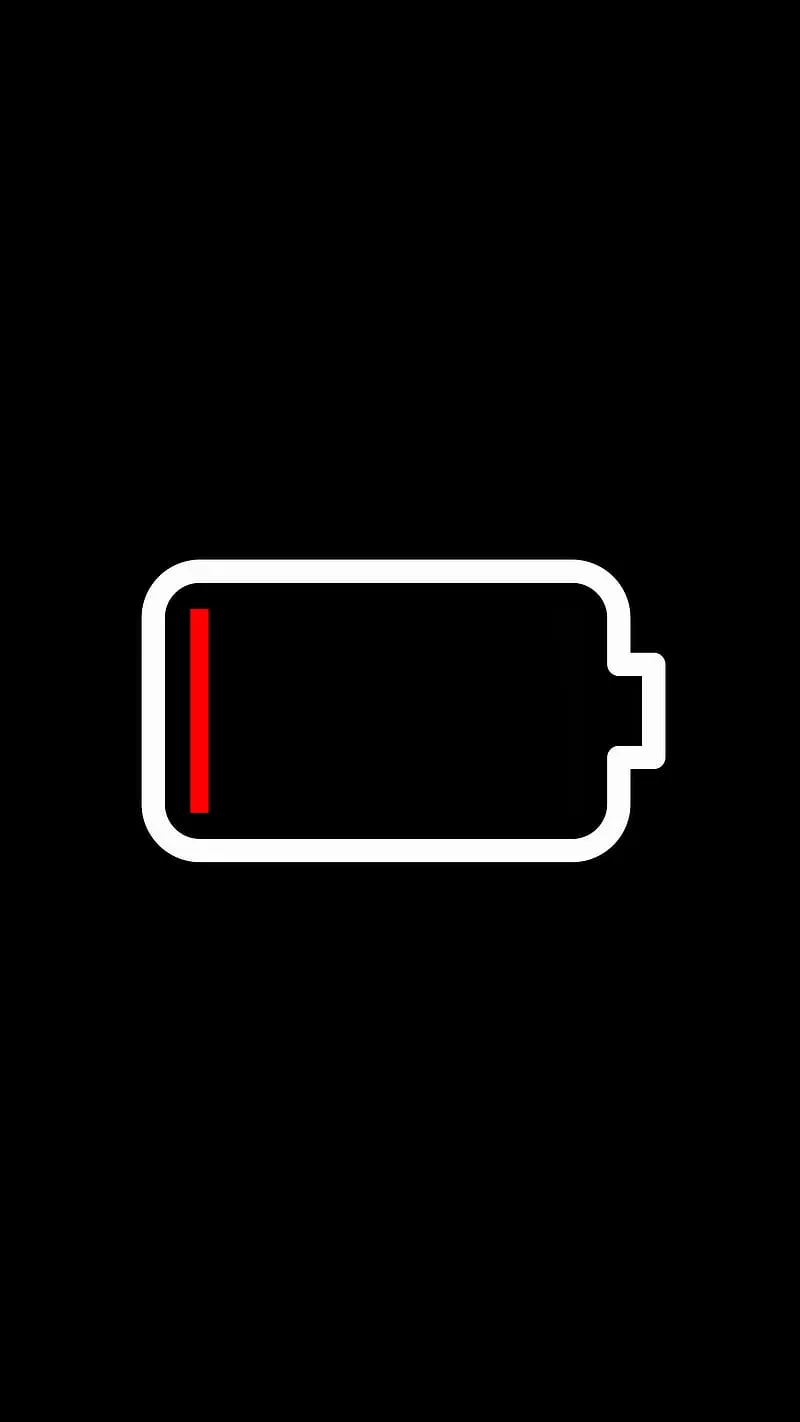 Dead Battery, apple iphone, minimal