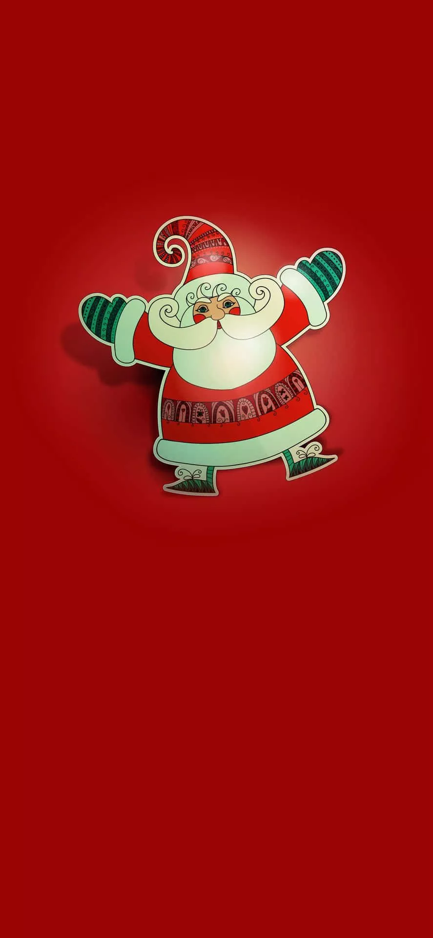 Funny Christmas iPhone wallpaper