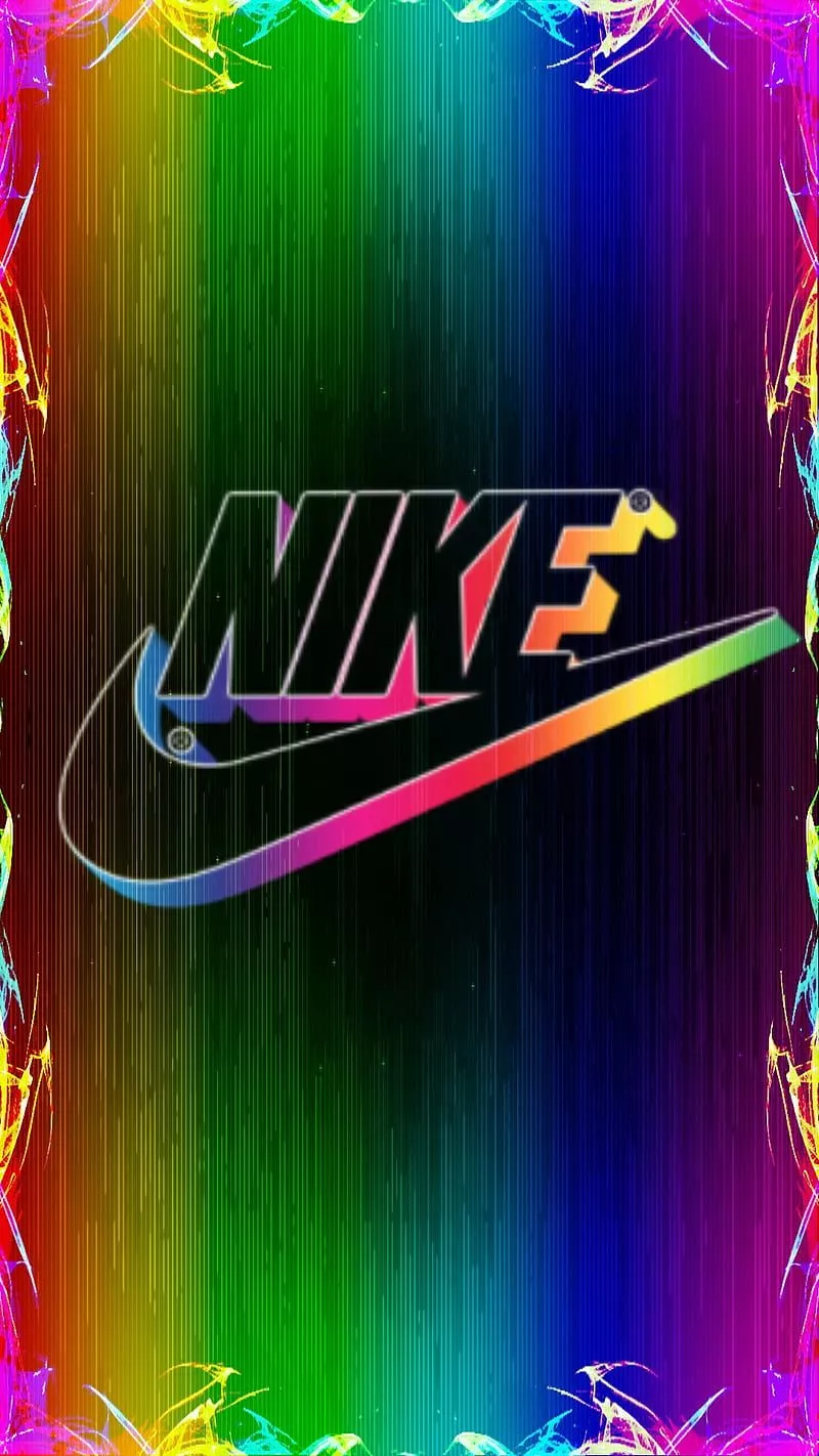 Nike, iphone, neon, HD phone wallpaper