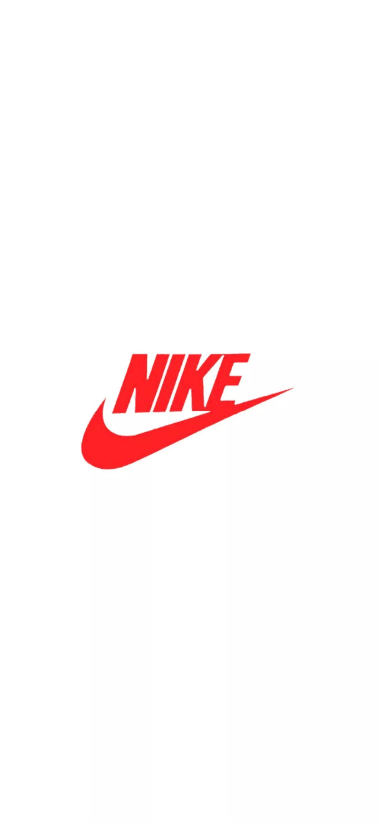 Nike logo red iPhone Wallpaper Free