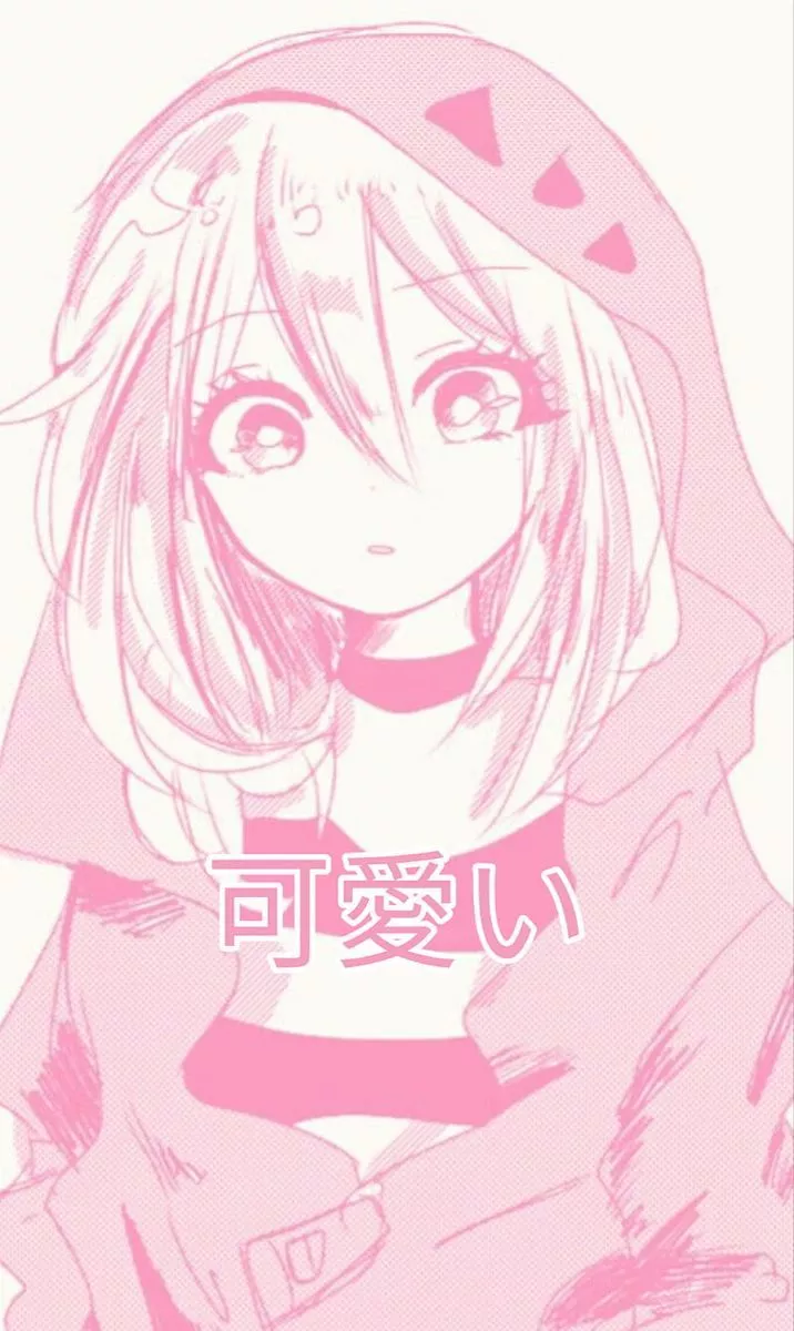 Anime pink wallpaper