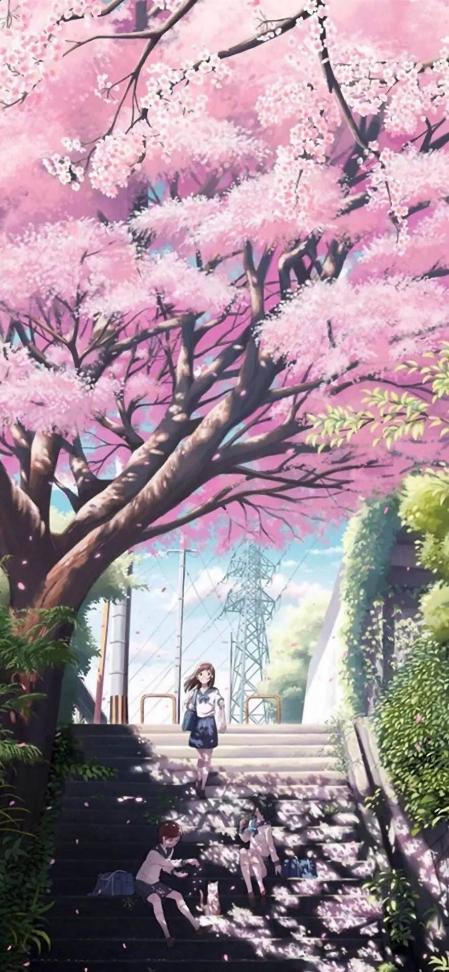 Dreamy Girl Aesthetic Anime iPhone