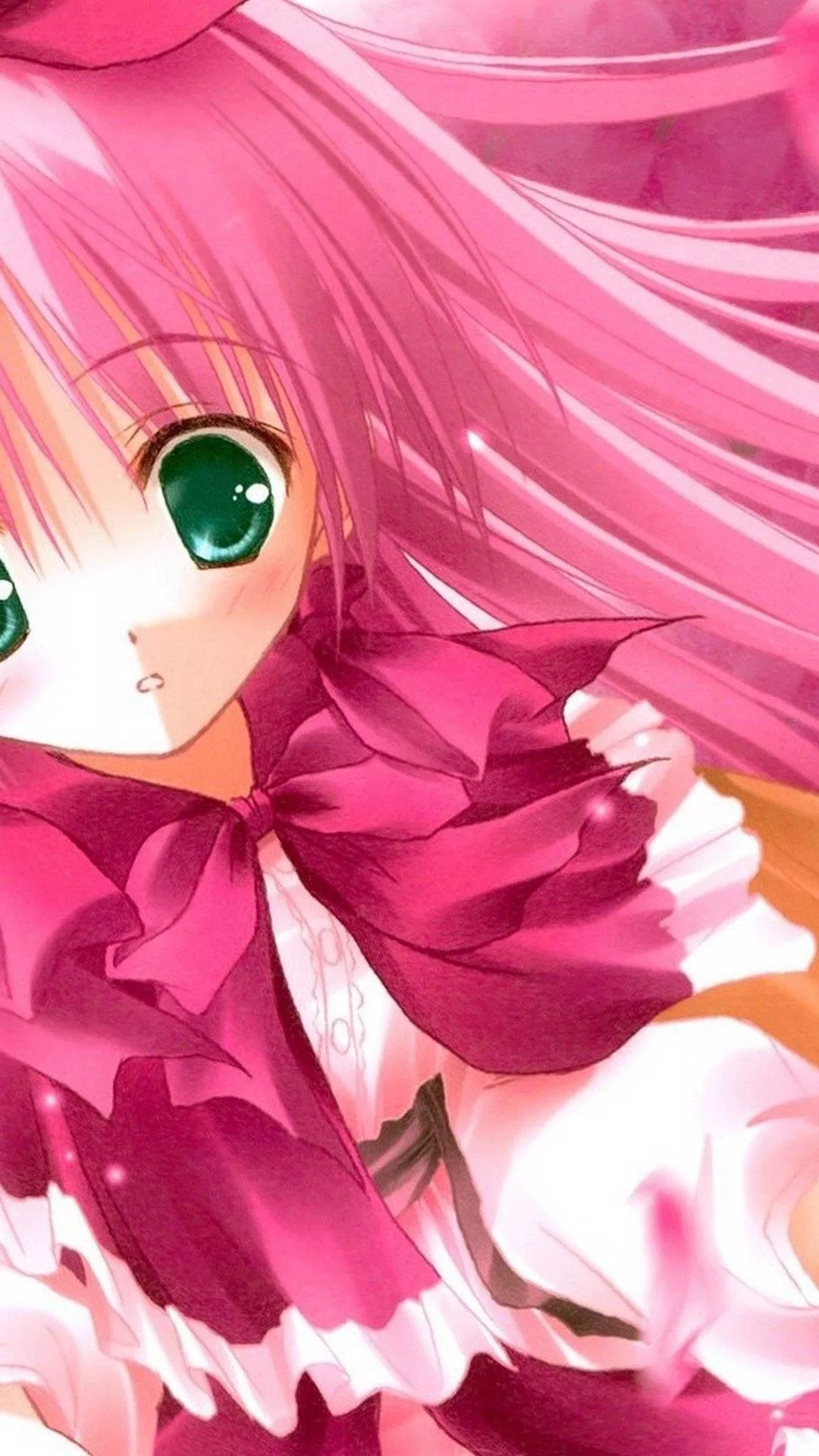 Anime Girl Cute Girly Phone Screen