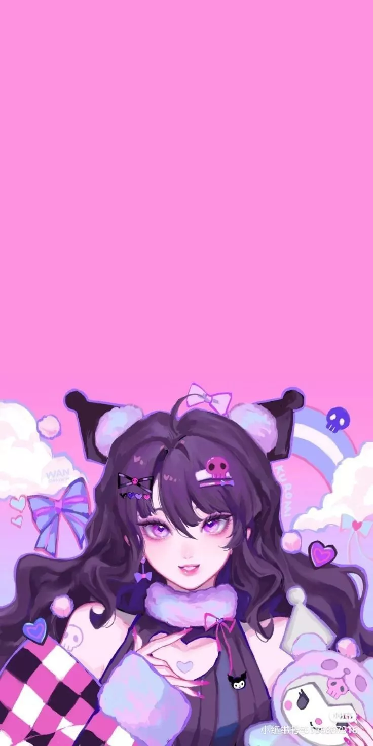 Cute cartoon wallpaper, iPhone