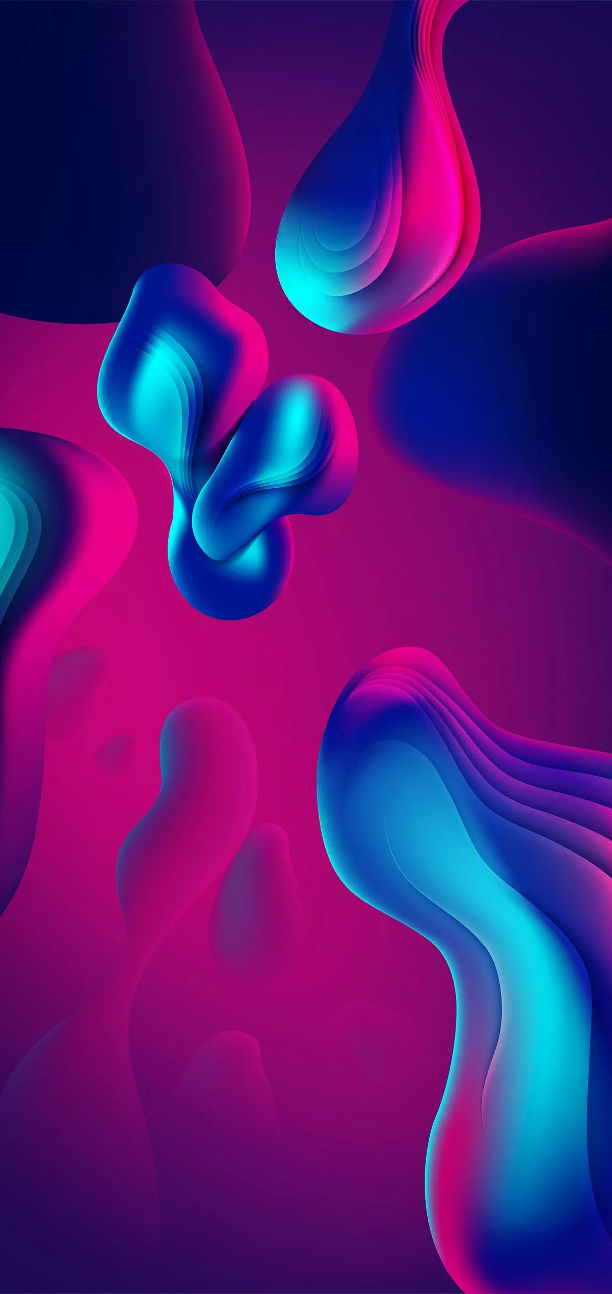 Abstract curves iPhone wallpaper