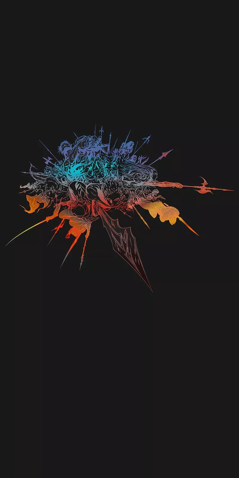 FFXIV, ffiv, games, logo, HD phone