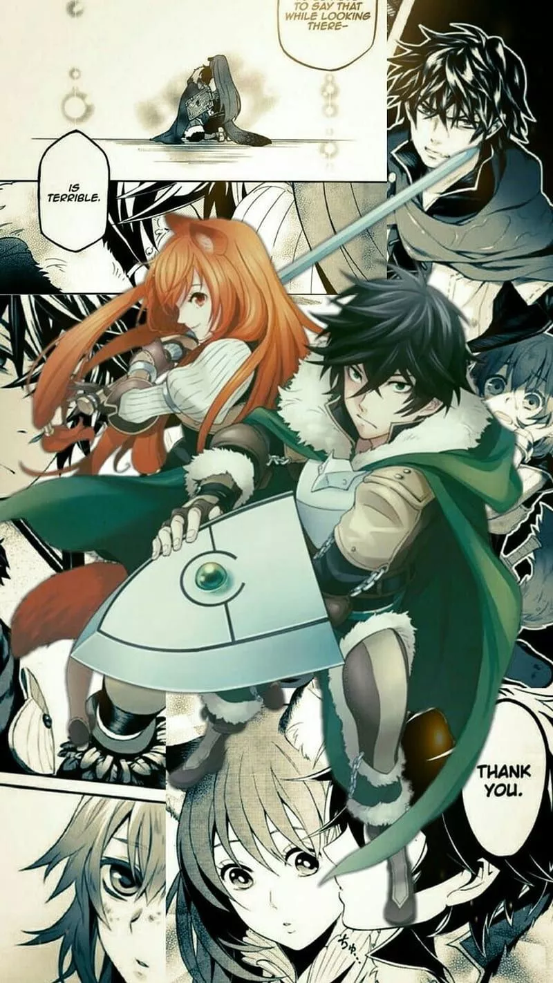 Naofumi y Raphtalia, anime, no, tate