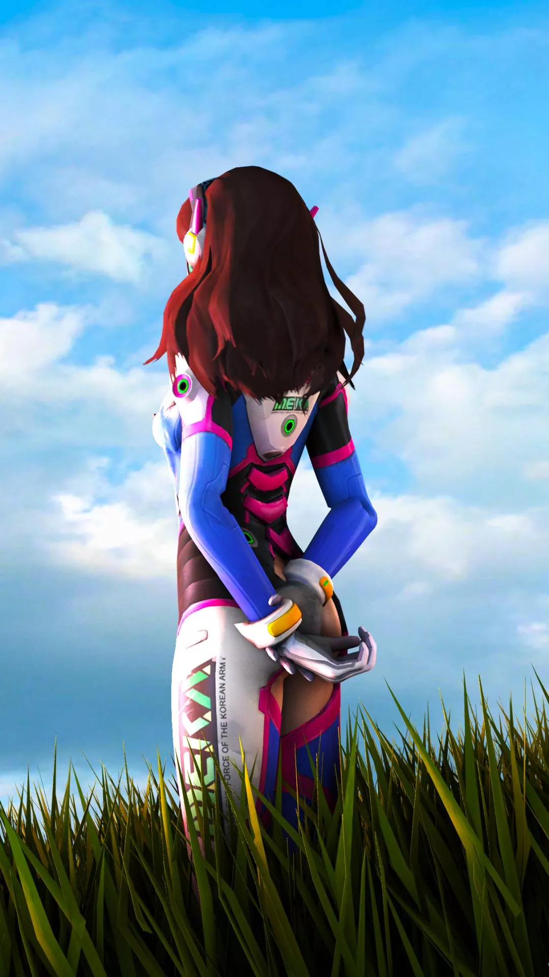 D.Va (Overwatch) Phone Wallpaper