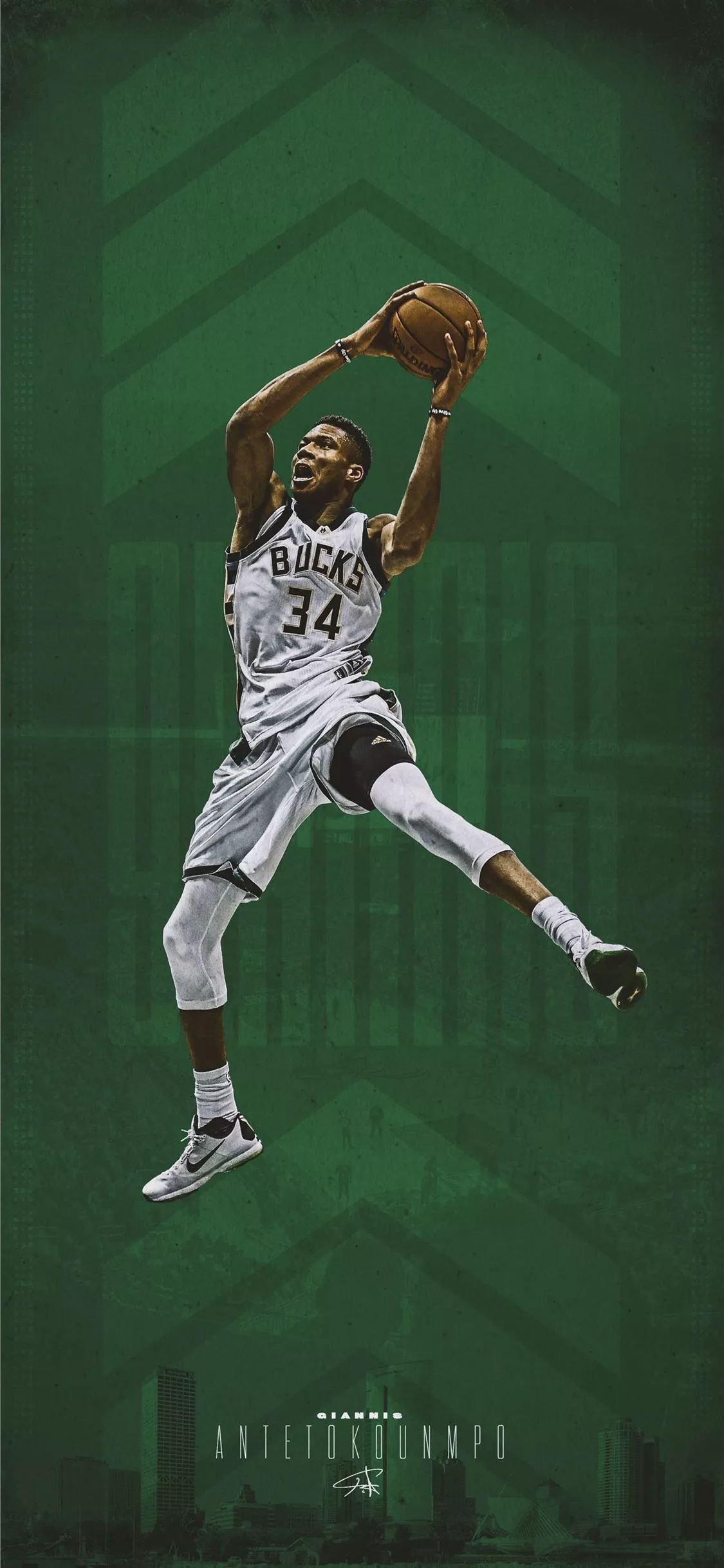 Giannis Phone Design MkeBucks iPhone 11