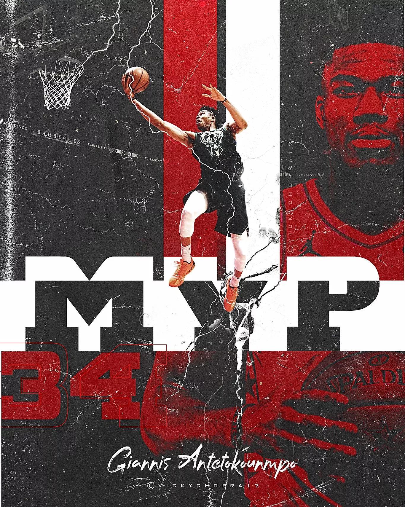 Giannis MVP 4k Wallpaper