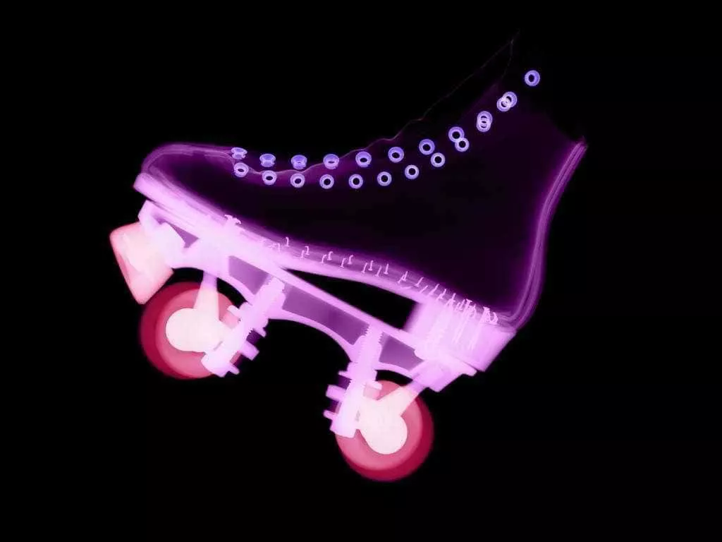 Download A Purple Roller Skate With A