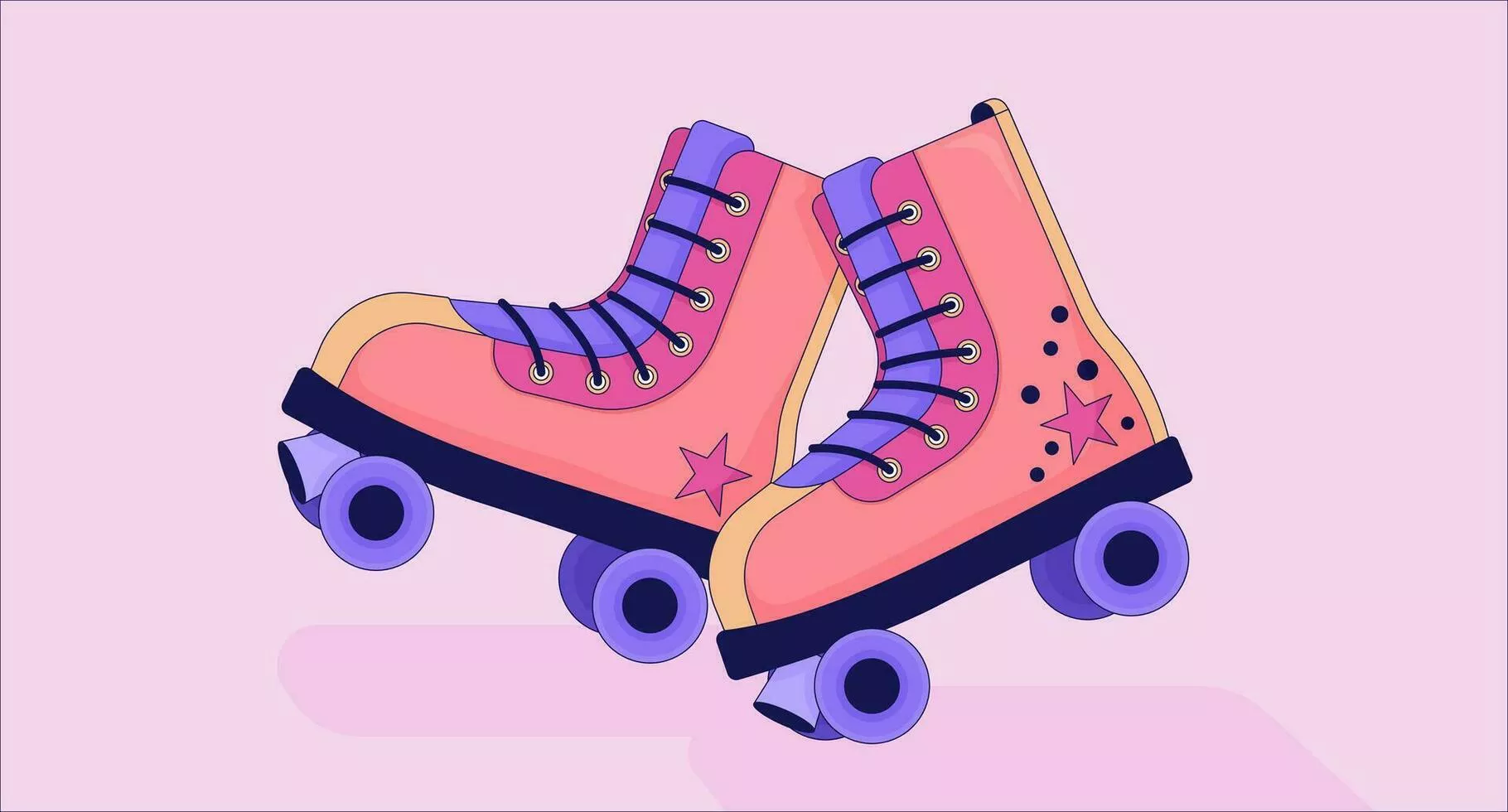 Old fashioned roller skates lofi