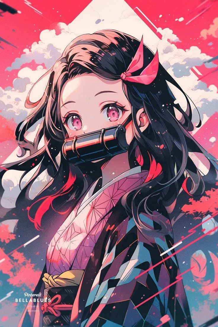 Nezuko Kamado's Pop Art Transformation